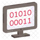 Datos Binarios Codigo Binario Codigo Informatico Icono