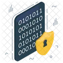 Datos binarios seguros  Icono
