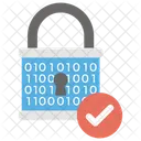 Datos Bloqueados Seguridad Candado Digital Icon