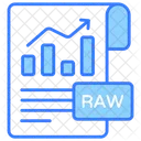 Raw Datos Negocios Icono