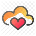 Datos De Amor Computacion En La Nube Nube Icon