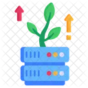 Datos Ecologicos Datos De Crecimiento Datos Organicos Icono