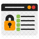 Privacidad De Datos Proteccion De Datos Seguridad De Datos Icono