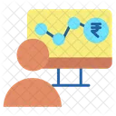 Idatos Del Mercado De Valores Datos Del Mercado De Valores Mercado De Valores Icono