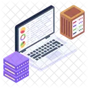 Servidores Del Sistema Datos Del Sistema Visualizacion De Datos Icono