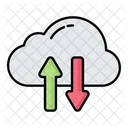 Datos en la nube-  Icono