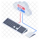 Datos en la nube  Icono