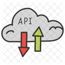 Tecnologia De Nube Computacion En Nube Datos En Nube Icono