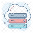 Nube Distribuida Computacion En La Nube Datos En La Nube Icon