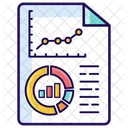 Analisis De Datos Datos Estadisticos Infografia Empresarial Icono