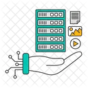 Estructurado Datos Tecnologia Icono