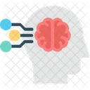 Datos Inteligentes Procesamiento Mental Lluvia De Ideas Icono