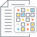 Datos No Estructurados Datos Documento Icono