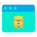 Datos web  Icono