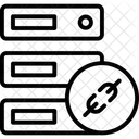 Datos Y Resistencia Almacenamiento De Datos Con Resistencia Base De Datos Con Resistencia Icono