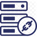 Datos Y Resistencia Almacenamiento De Datos Con Resistencia Base De Datos Con Resistencia Icono