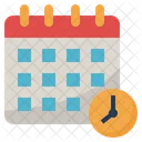 Datum Uhrzeit Kalender Symbol