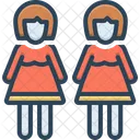 Daughters Female Child Girl Icon