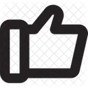 Daumen Hoch Gefallt Mir Feedback Symbol
