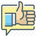 Feedback Ok Daumen Hoch Symbol