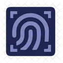 Daumenscanner  Symbol