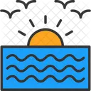 Dawn Evening Horizon Icon