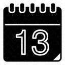 Th Thirteenth Calendar Icon