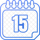 Day 15 Day 15 Number 15 Icon