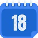 Day 18 Day 18 Number 18 Icon