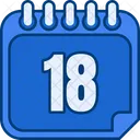 Day 18 Day 18 Number 18 Icon