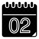 Nd Calendar Date Icon
