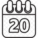 Day Calendar Schedule Icon