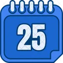 Day 25 Day 25 Number 25 Icon