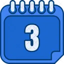 Day 3 Day 3 Number 3 Icon
