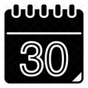 Th Thirtieth Thirty Icon