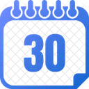 Day 30 Day 30 Number 30 Icon