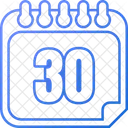 Day 30 Day 30 Number 30 Icon