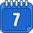 Day 7 Day 7 Number 7 Icon