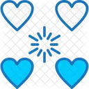 Day Hearts Love Icon