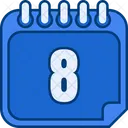 Day 8 Day 8 Number 8 Icon