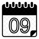 Th Ninth Calendar Icon