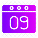 Time Party Calendar Icon