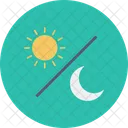 Sun Moon Day Icon