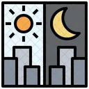 Day And Night Night Moon Icon