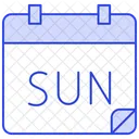 Day Calendar Day Sunday Icon