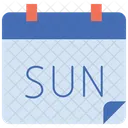 Day Calendar Day Sunday Icon