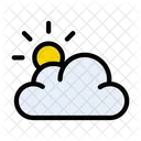 Cloud Weather Sun Icon