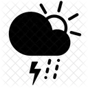 Day Sleet Storm Icon