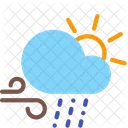 Day Sleet Wind Icon