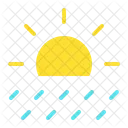 Day Sunny Rain Icon
